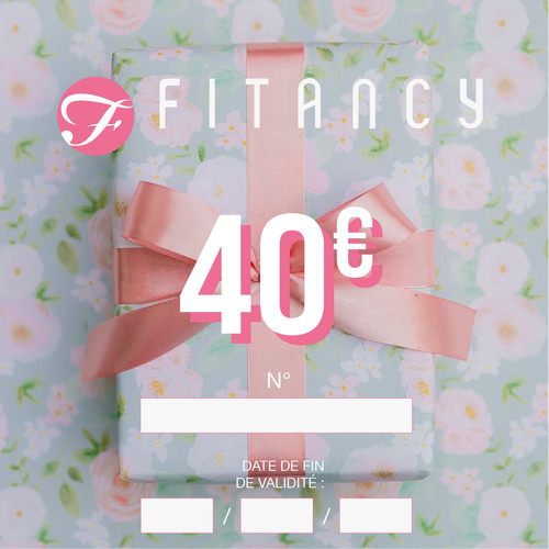Chèque cadeau FITANCY.FR - Valeur 40 euros Fitancy  - Cheque cadeau maillot de bain lingerie fitancy