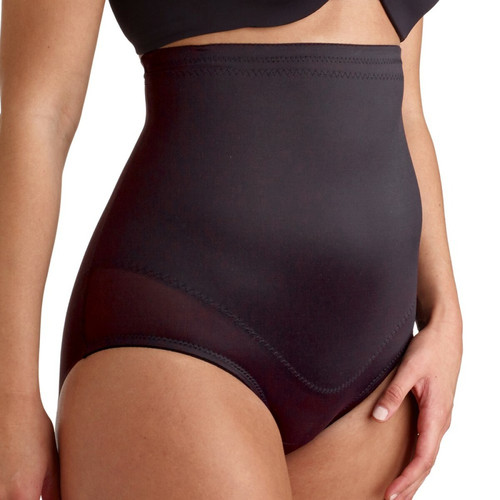 Culotte taille haute noire Miraclesuit FLEXI FIT black en nylon - Miraclesuit - Miracle suit lingerie gainant