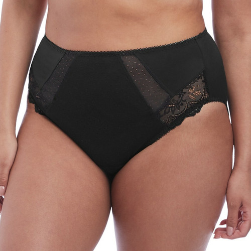 Culotte taille haute Elomi MEREDITH noire Elomi  - Lingerie invisible