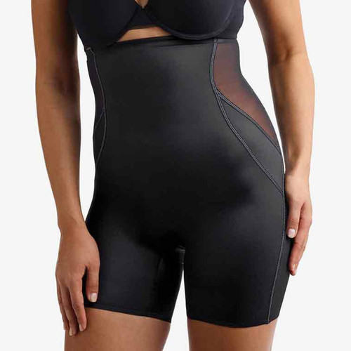 Panty taille haute gainant FIT AND FIRM black  en nylon - Miraclesuit - Miracle suit lingerie gainant
