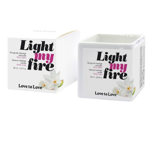 Light My Fire - Musc Blanc - Love to Love - Sexualite huile creme sensuelles