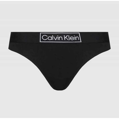 String - Noir en coton - Calvin Klein Underwear - Calvin klein underwear femme