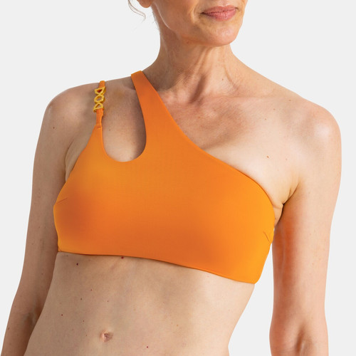 Haut de maillot de bain asymetrique - Orange violet Dorina Maillots  - Maillot de bain grande taille nouveautes