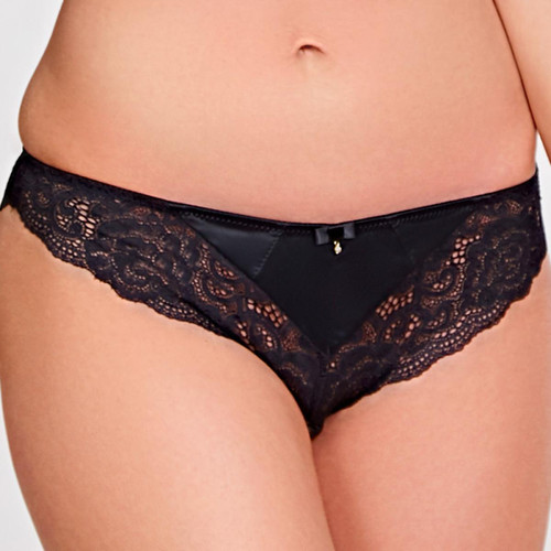 Culotte brésilienne - Noire Panache  - Promo lingerie panache grande taille