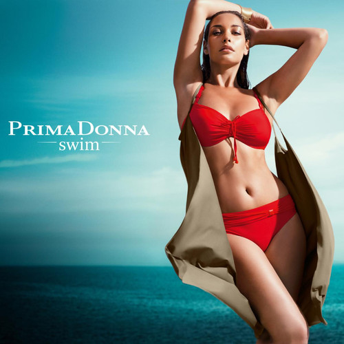 Haut de maillot de Bain multi-coupes - Rouge Prima Donna COCKTAIL - Prima Donna Maillot - Promo maillot de bain prima donna