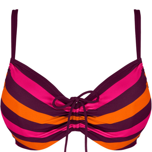 Haut de maillot de bain multi-coupes - Multicolore Prima Donna PUNCH violet - Prima Donna Maillot - Promo maillot de bain prima donna