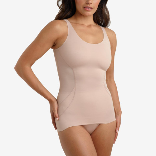 Top gainant Miraclesuit Fit and firm - Nude en nylon - Miraclesuit - Miracle suit lingerie gainant